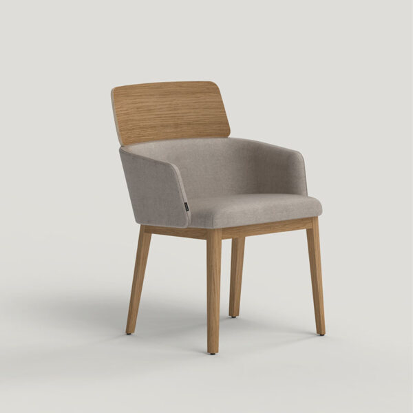 Silla Concord De Madera Con Brazos